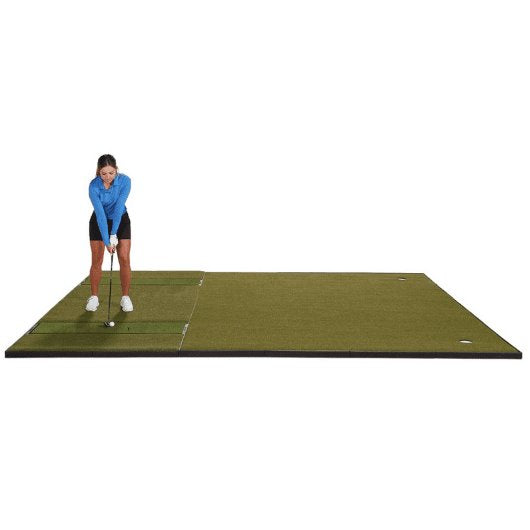 Shop Indoor Golf Fiberbuilt 10" x 12" Double-Hitting Combo Mat