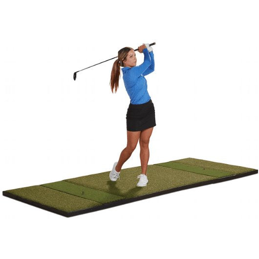 Shop Indoor Golf Fiberbuilt 4' x 10' Double Sided Launch Monitor Golf Mat