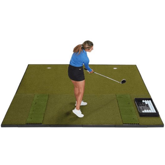 Shop Indoor Golf Fiberbuilt 10" x 10" Double-Hitting Combo Mat