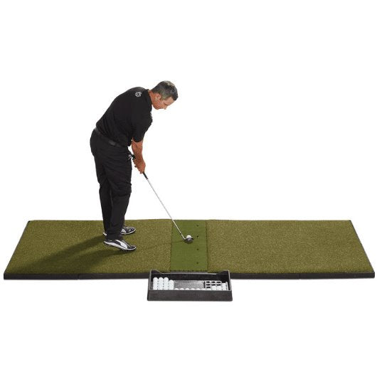 Shop Indoor Golf Fiberbuilt 4" x 9" Center Hitting Performance Golf Mat