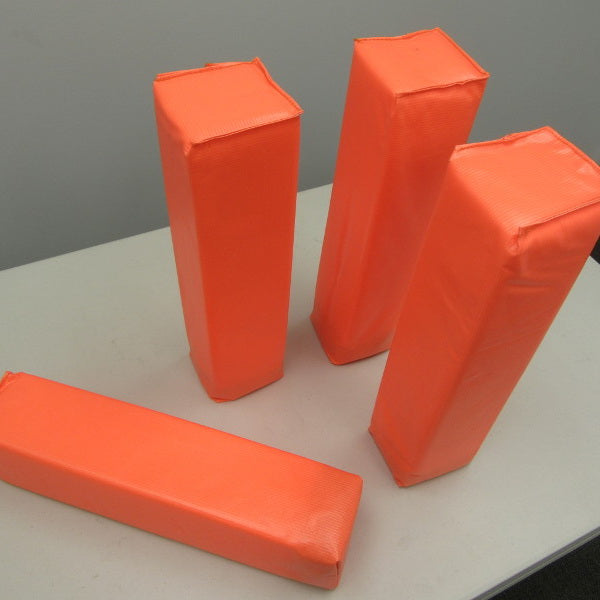 First Team Bright Orange End Zone Markers