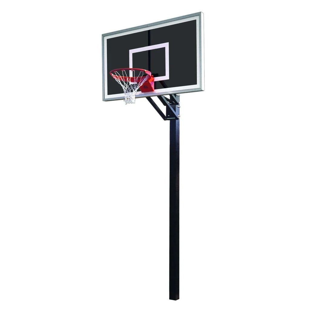 First Team Champ™ In Ground Adjustable Basketball Goal