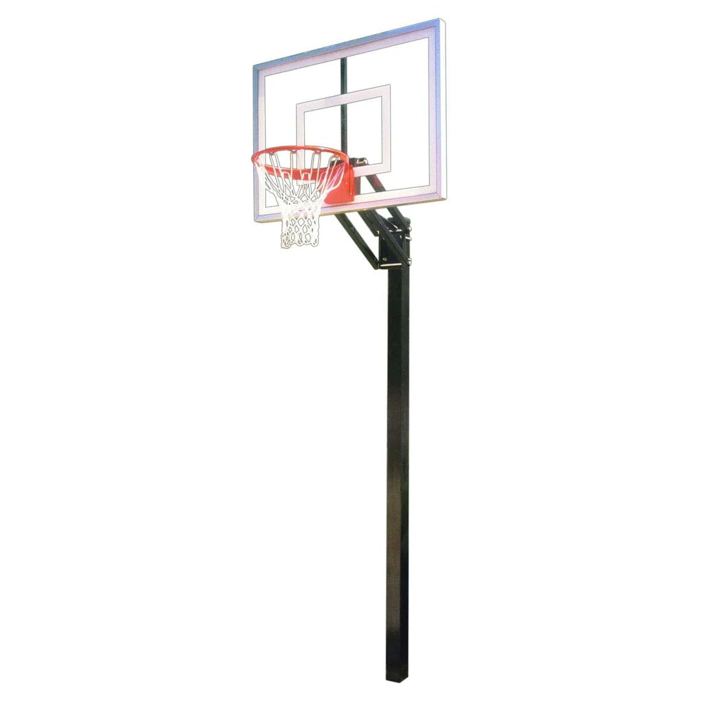 First Team Champ™ In Ground Adjustable Basketball Goal