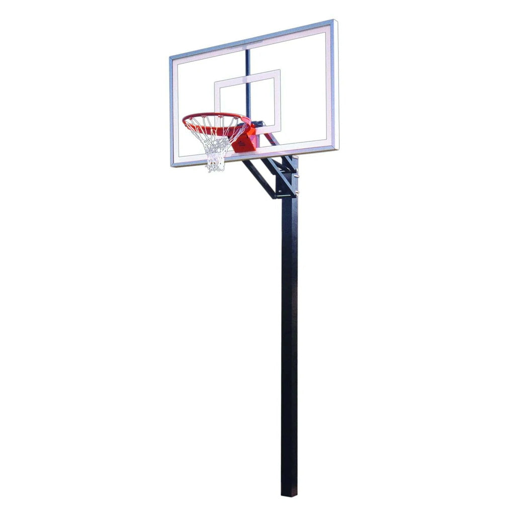 First Team Champ™ In Ground Adjustable Basketball Goal