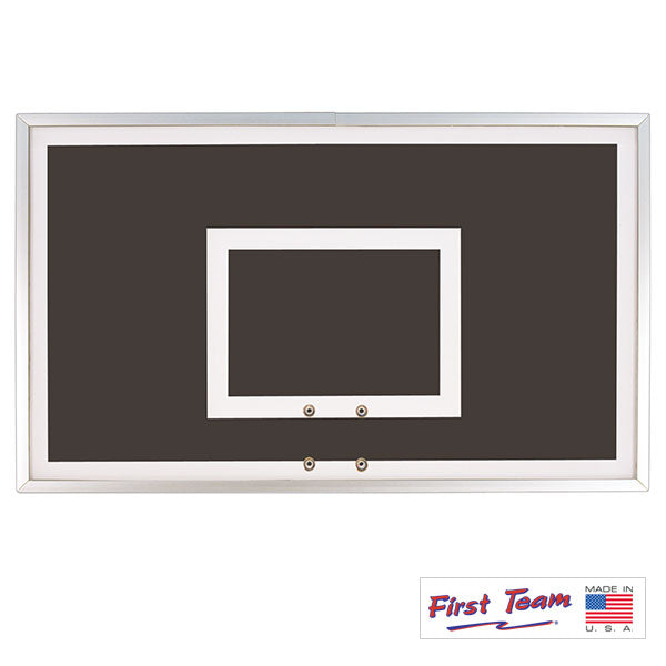 First Team 36" X 60" (1/4" Thick) Smoked Tempered Glass Backboard