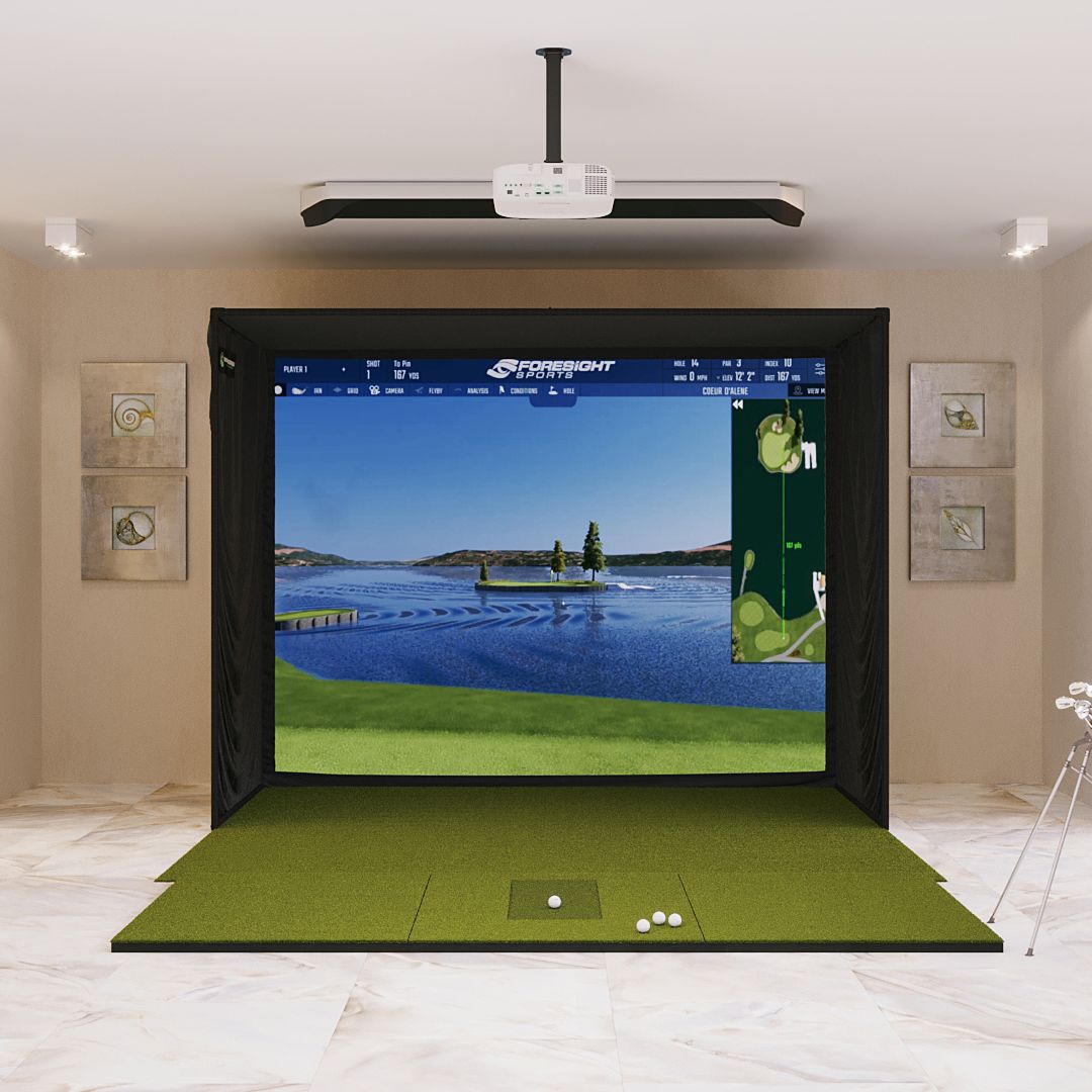 Shop Indoor Golf Foresight Sports GCHawk SIG10 Golf Simulator