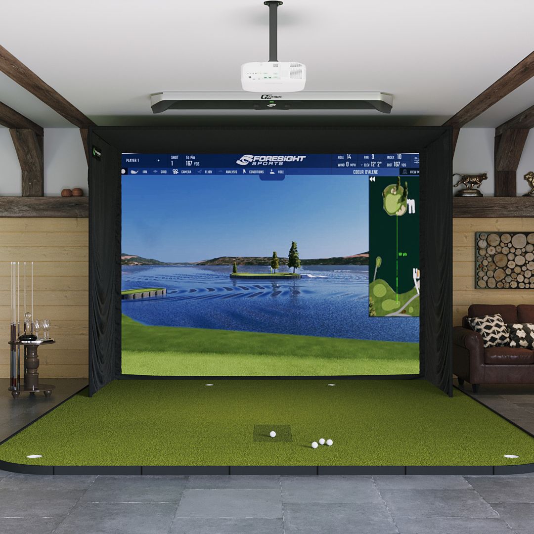 Shop Indoor Golf Foresight Sports GCHawk SIG12 Golf Simulator