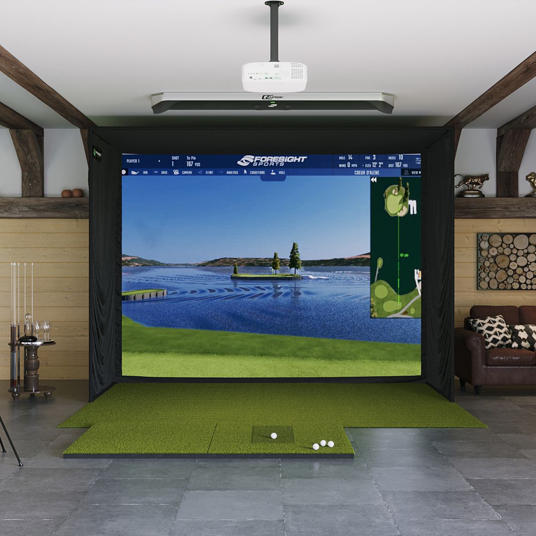 Shop Indoor Golf Foresight Sports GCHawk SIG12 Golf Simulator
