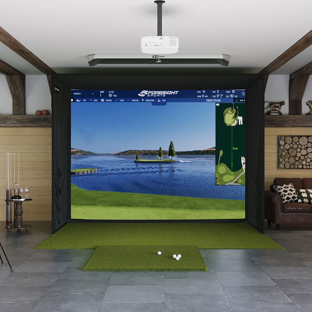 Shop Indoor Golf Foresight Sports GCHawk SIG12 Golf Simulator