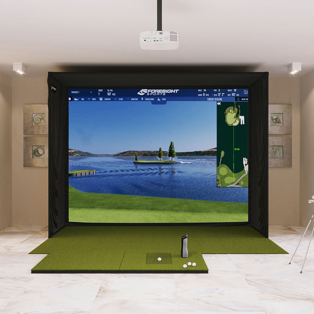 Shop Indoor Golf Foresight Sports GCQuad SIG12 Golf Simulator