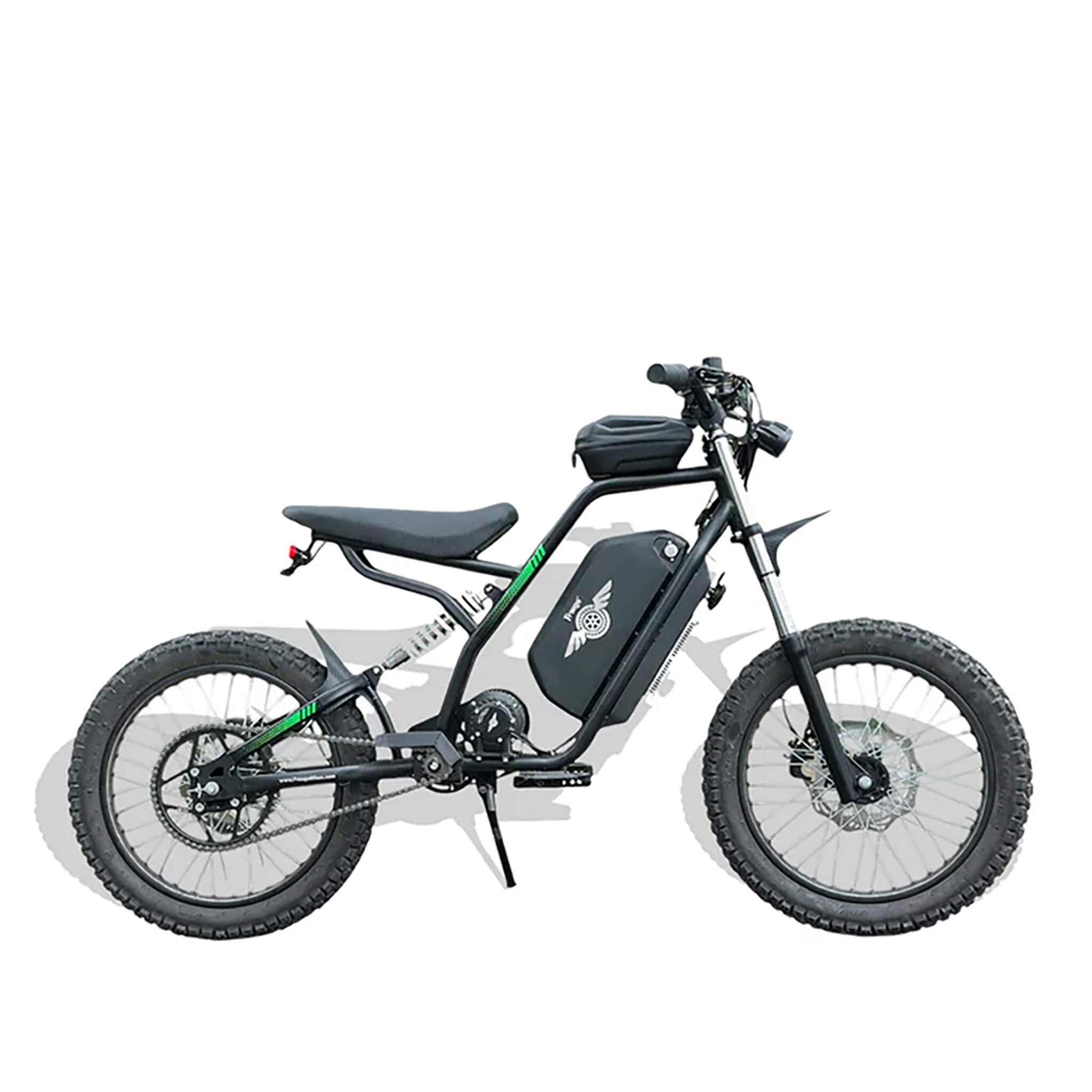 Freego Nova 3 Mid Drive All Terrain 28 MPH Speed Electric Motorcycle, 3000W  (SAK19582) SAKSBY - Right View