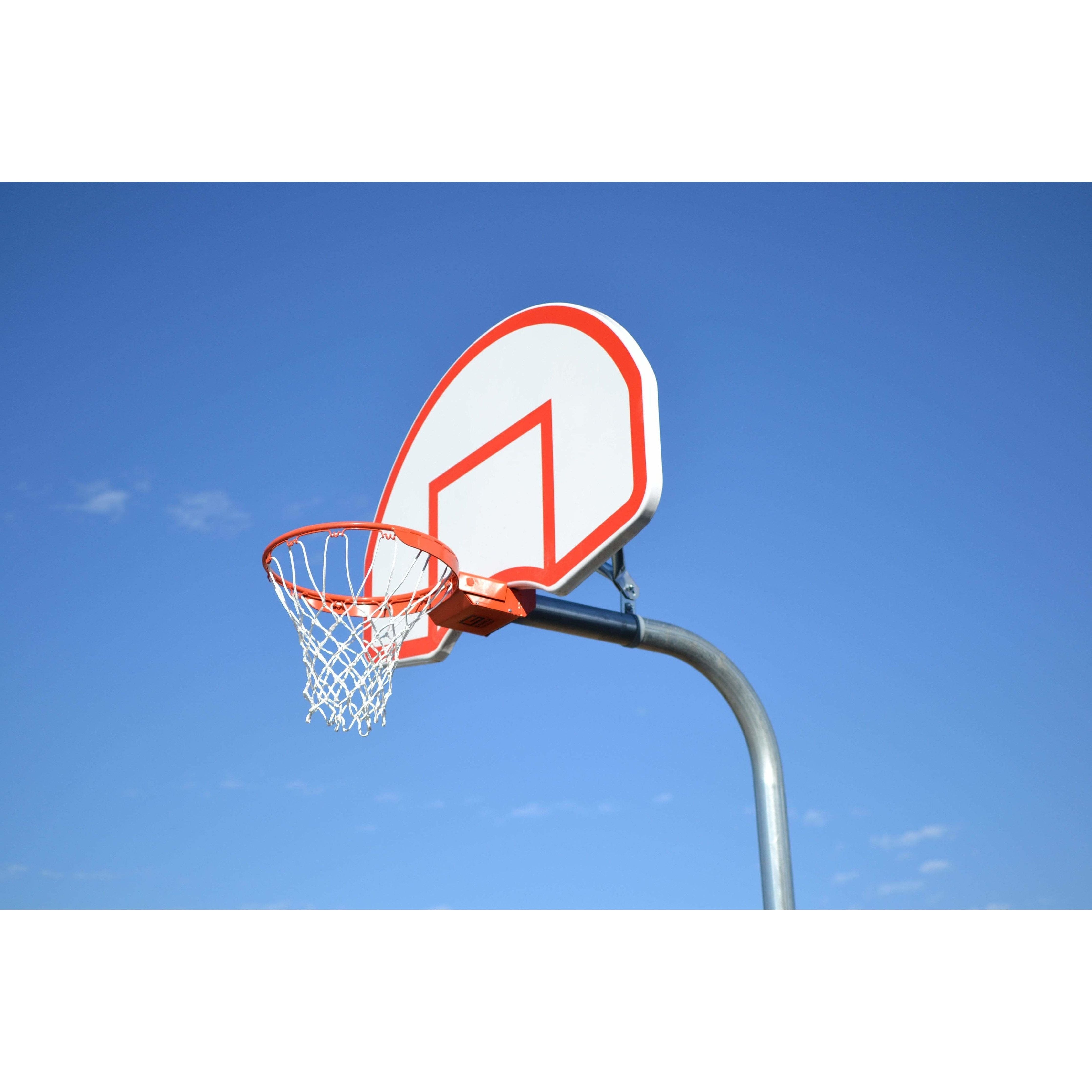 Gared 35 x 54 Rear-Mount Fan-Shape Steel Basketball Backboard 1266B