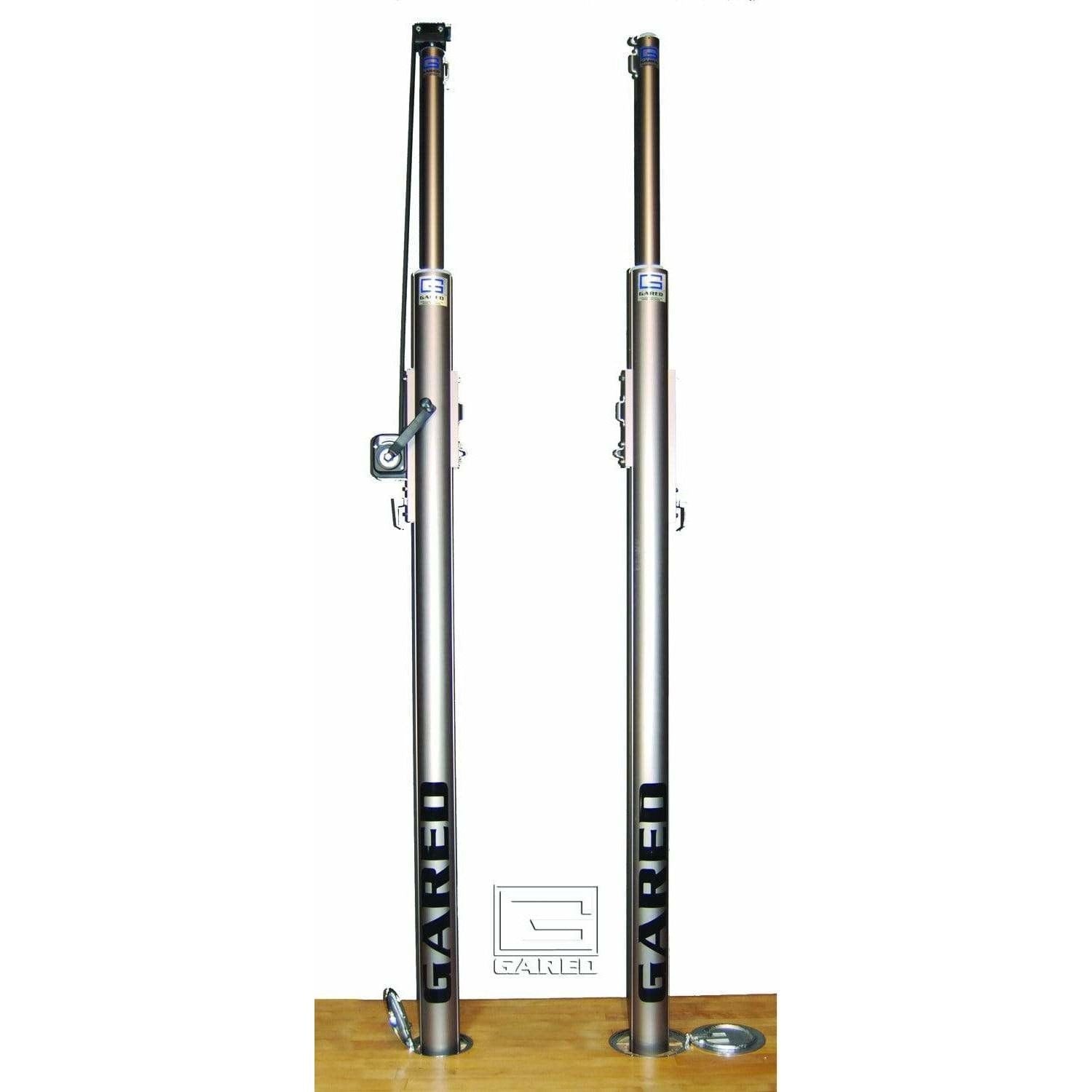 Gared Libero Master 4" OD Telescopic One Court Volleyball System 7300