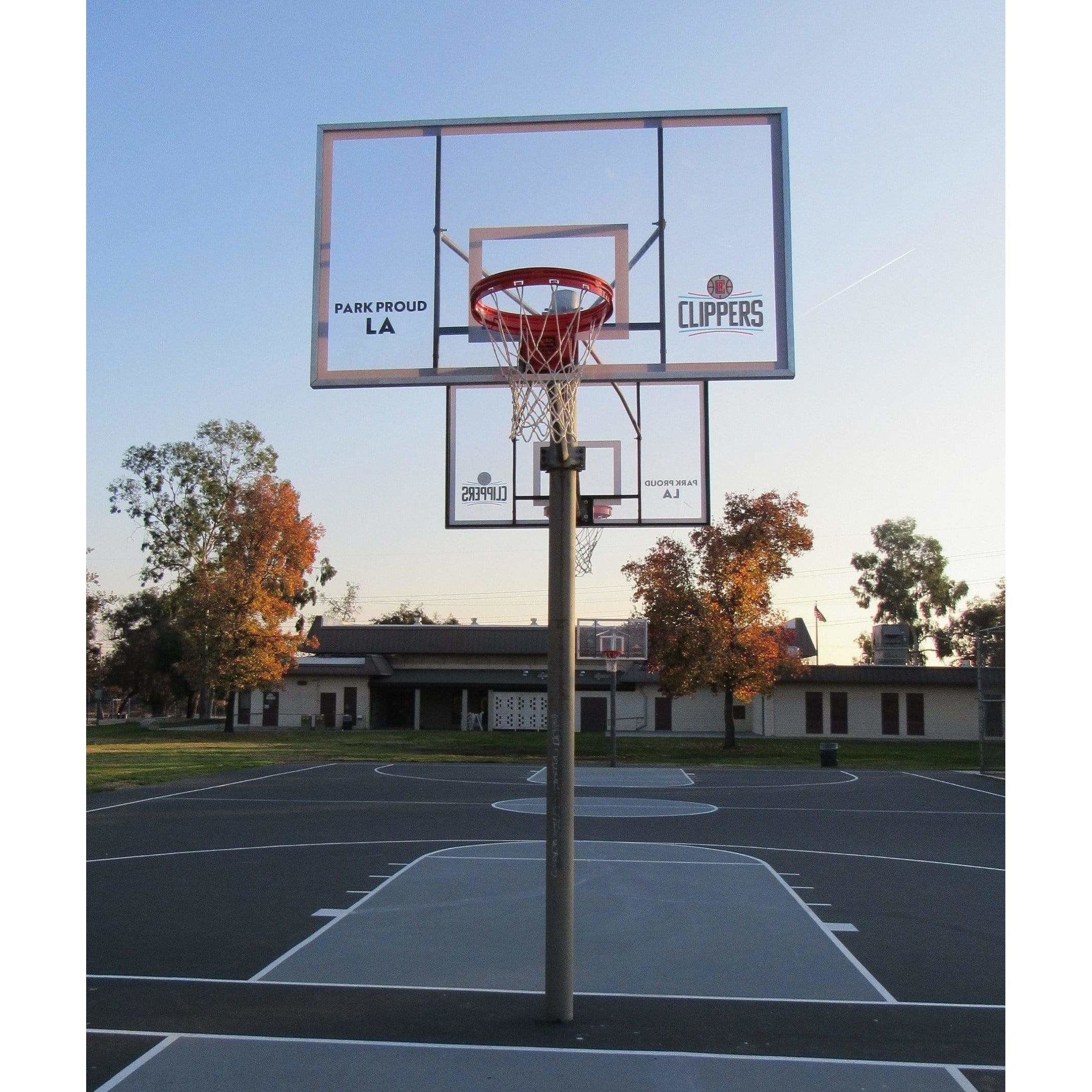 Gared 42 x 72 Rectangular Polycarbonate Basketball Backboard BB72P50
