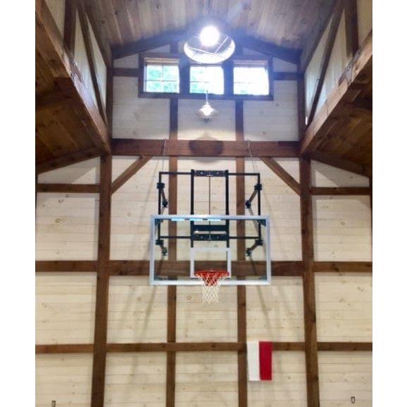 Gared 42 X 72 Stationary Basketball Wall Mounted Package w/ Electric Height Adjuster