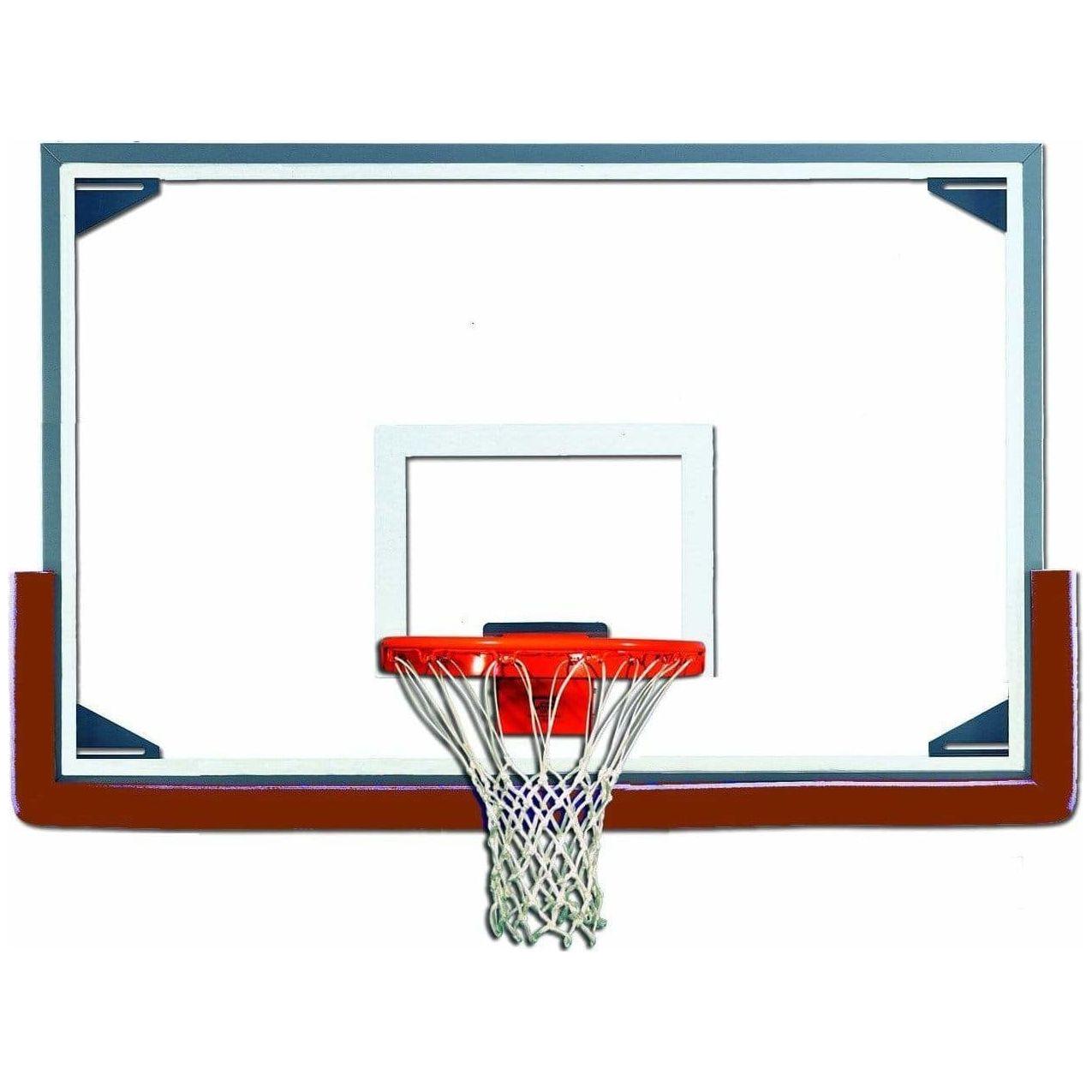 Gared 48 x 72 Oversized Steel-Framed Glass Basketball Backboard RG