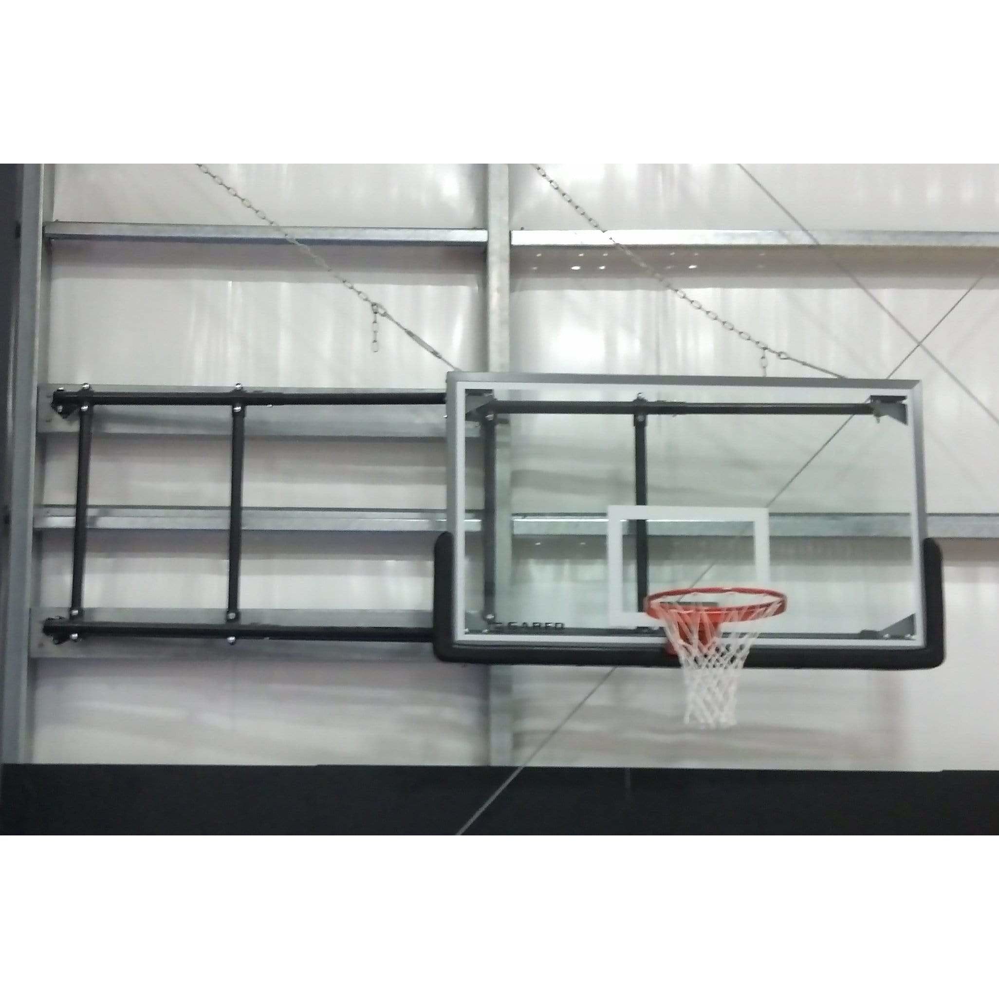 Gared 42 X 72 Four Point Side-Fold Basketball Wall Mount Package