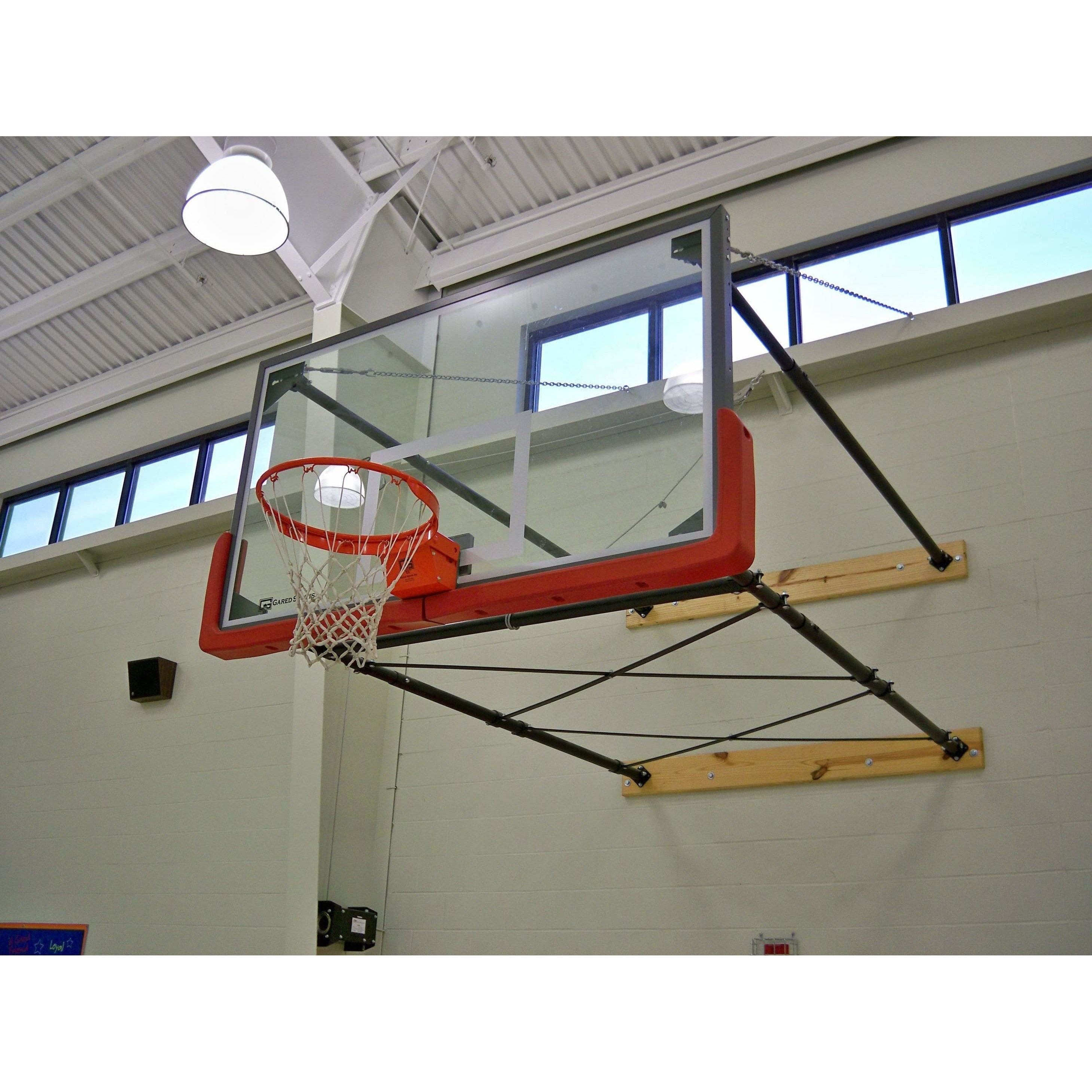 Gared 42 X 72 Four Point Stationary Basketball Wall Mount Package