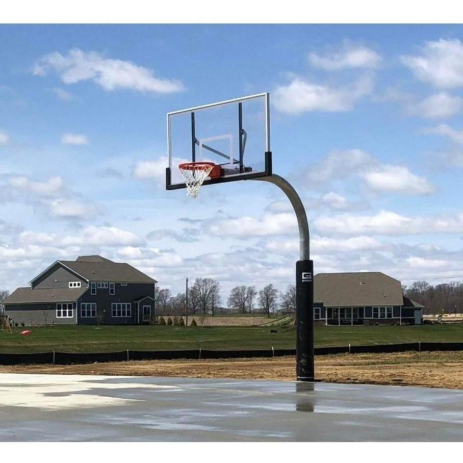 Gared Heavy Duty 5-9/16" O.D. Gooseneck Basketball Package PK6040