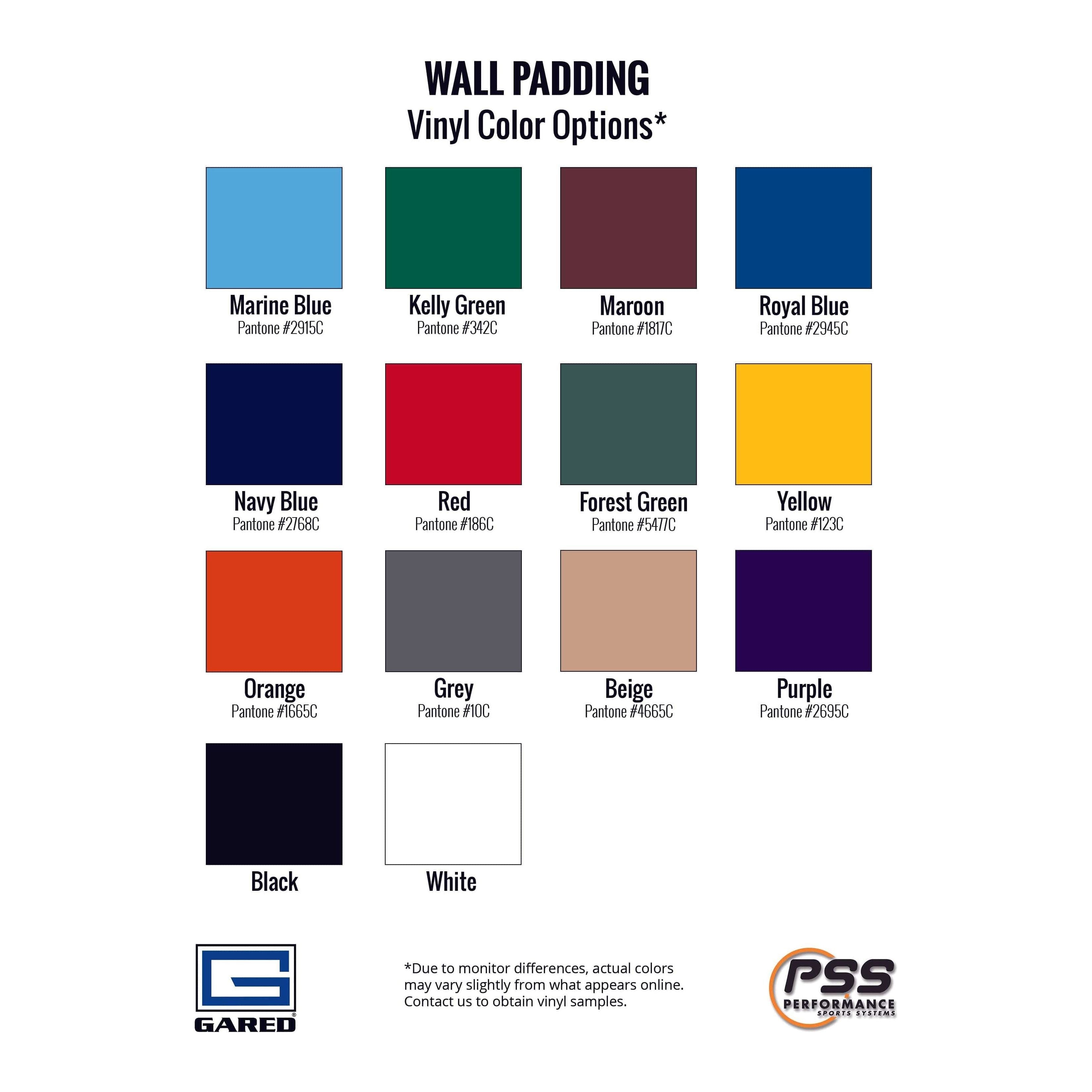 Gared Standard Bonded Foam Wall Pad 2" x 6" x 2 4120