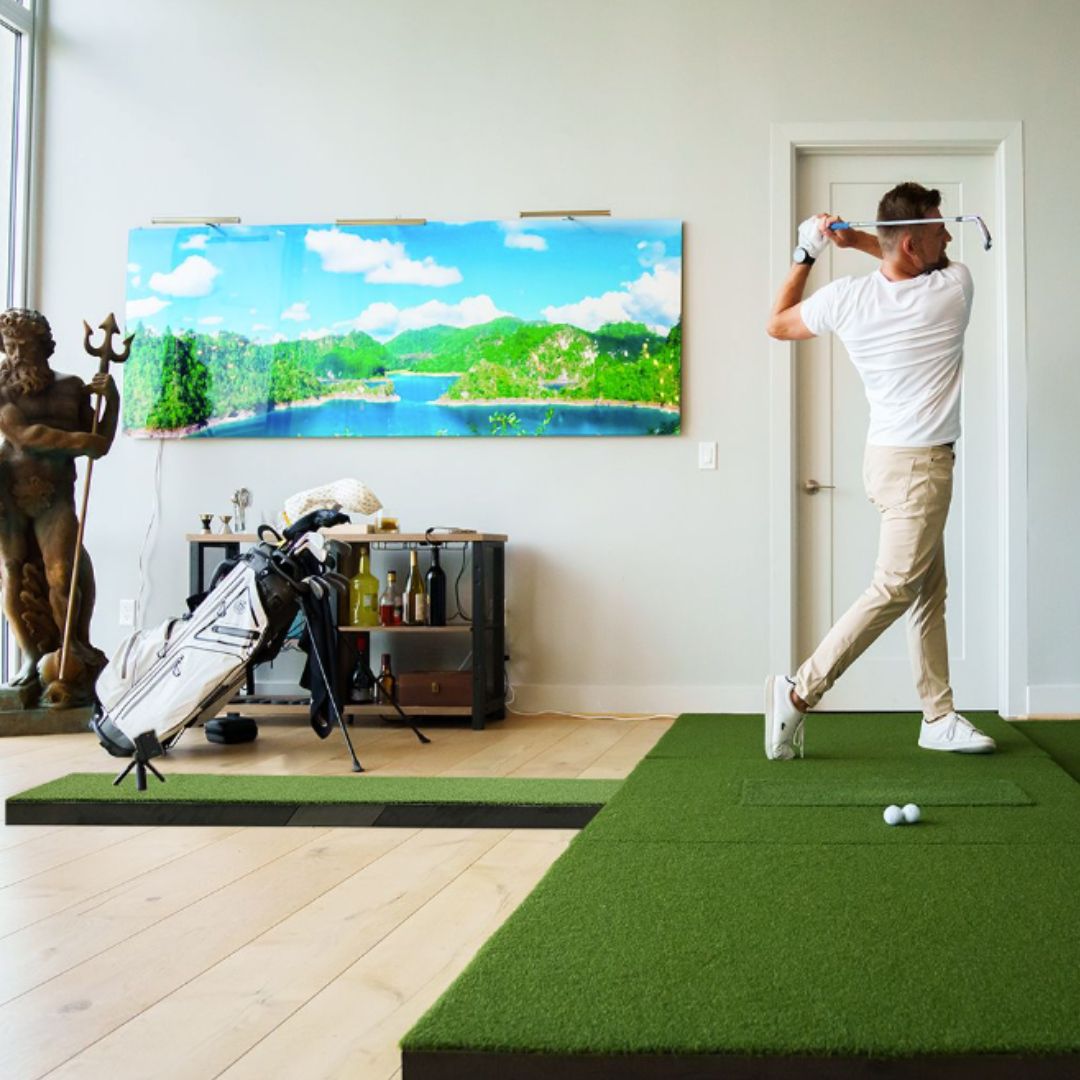 Shop Indoor Golf Garmin Approach R10 SIG8 Golf Simulator Package