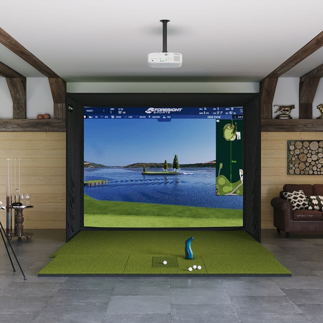 Shop Indoor Golf Foresight Sports GC3S / GC3 SIG10 Golf Simulator Package
