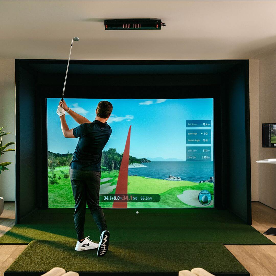 Shop Indoor Golf Uneekor EYE XO SIG10 Golf Simulator Package