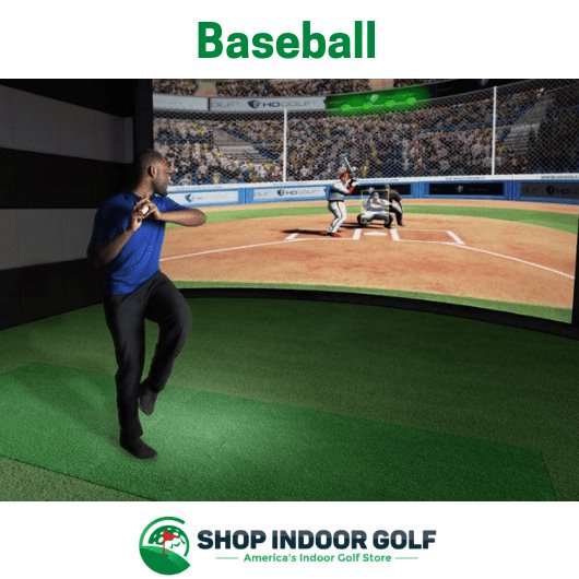 Shop Indoor Golf HD Golf Simulator Ultimate Entertainment Package