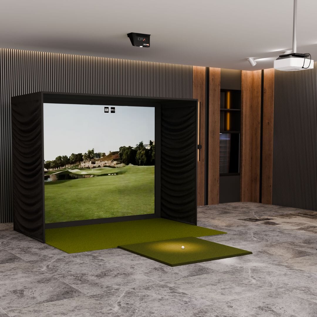 Shop Indoor Golf GolfIn IDRA II SIG10 Golf Simulator Package