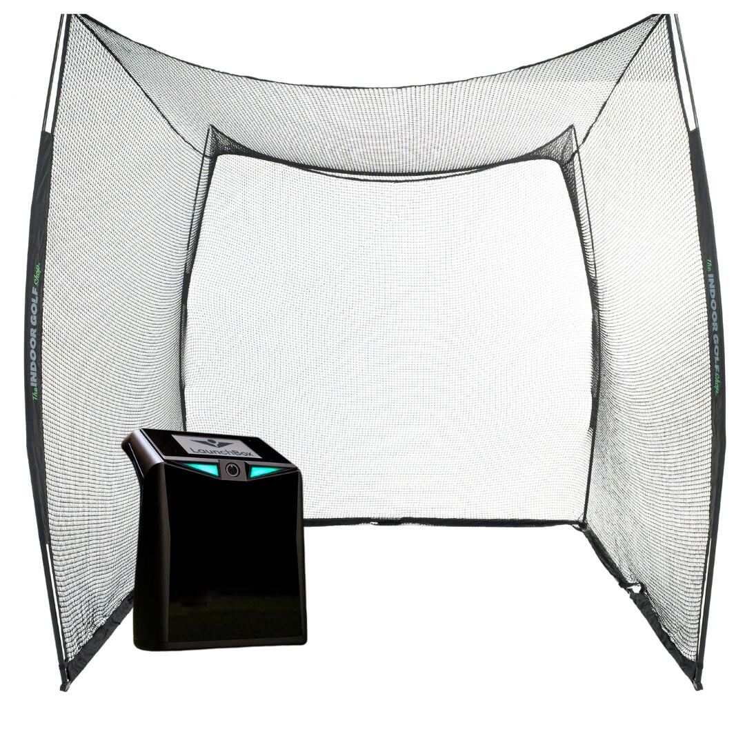 Shop Indoor Golf Trugolf Launch Box Golf Net Practice Bundle