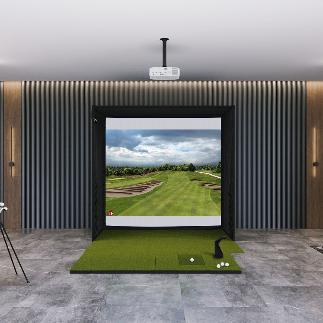 Shop Indoor Golf TruGolf Launch Box SIG8 Golf Simulator Package