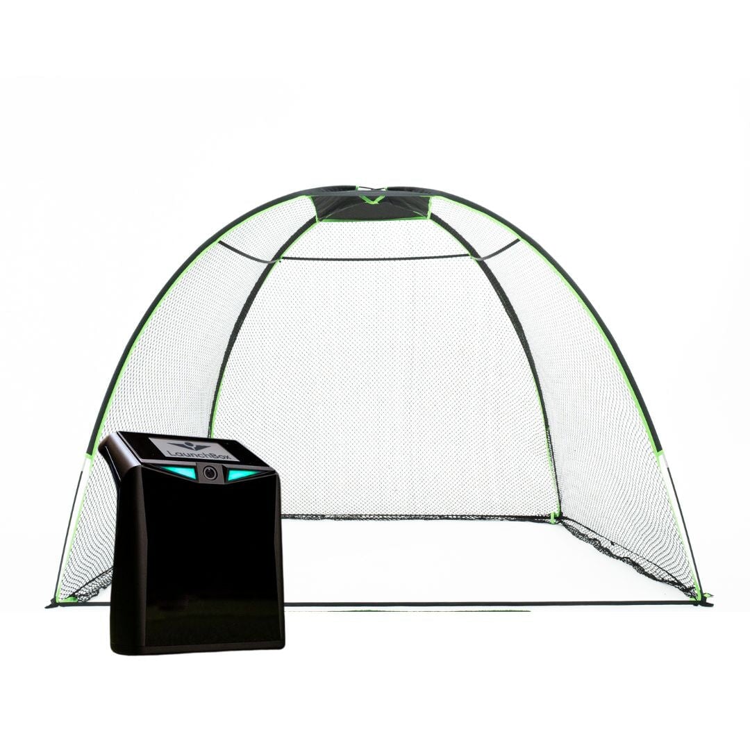 Shop Indoor Golf Trugolf Launch Box Golf Net Practice Bundle