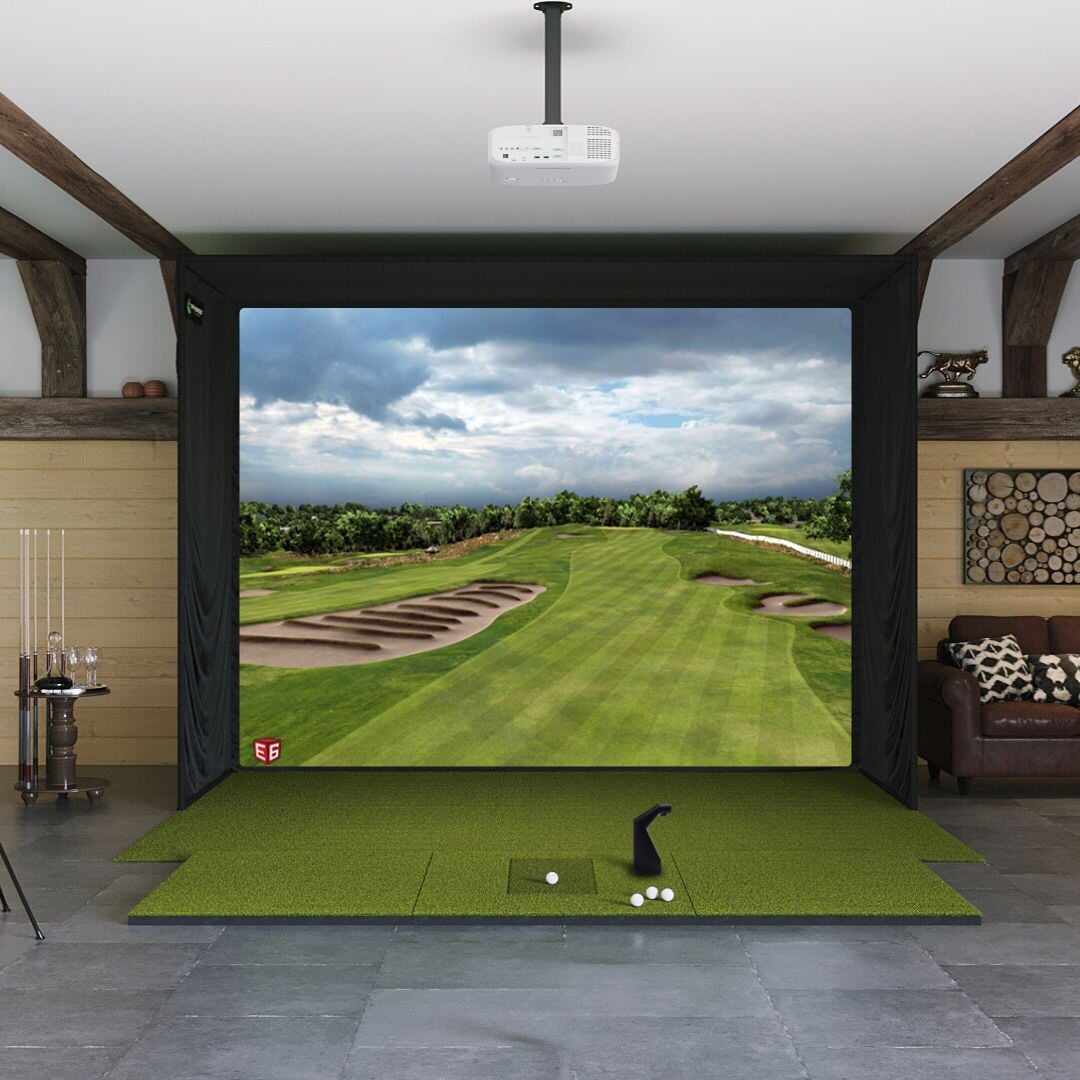 Shop Indoor Golf TruGolf Launch Box SIG12 Golf Simulator Package