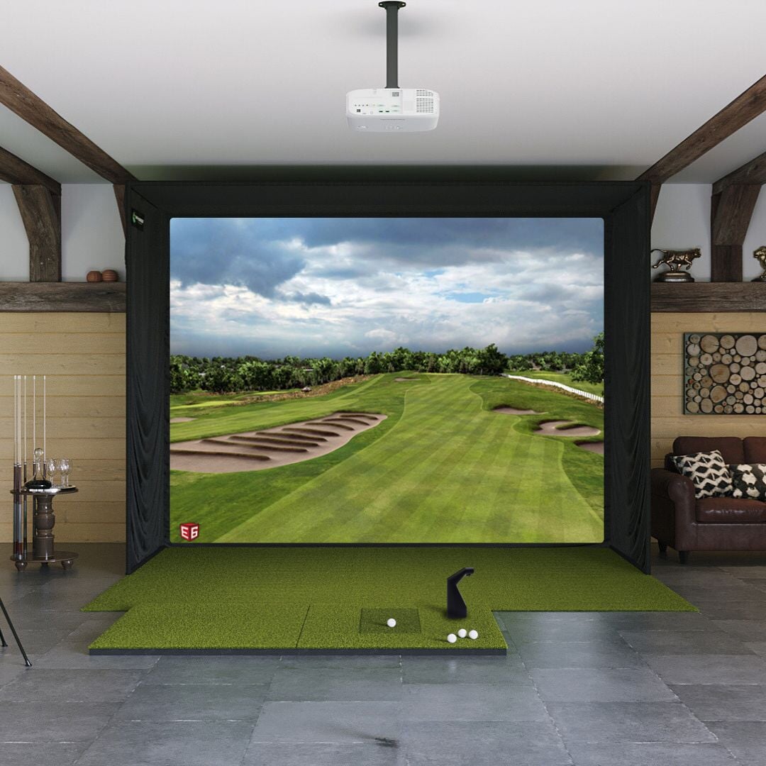 Shop Indoor Golf TruGolf Launch Box SIG12 Golf Simulator Package