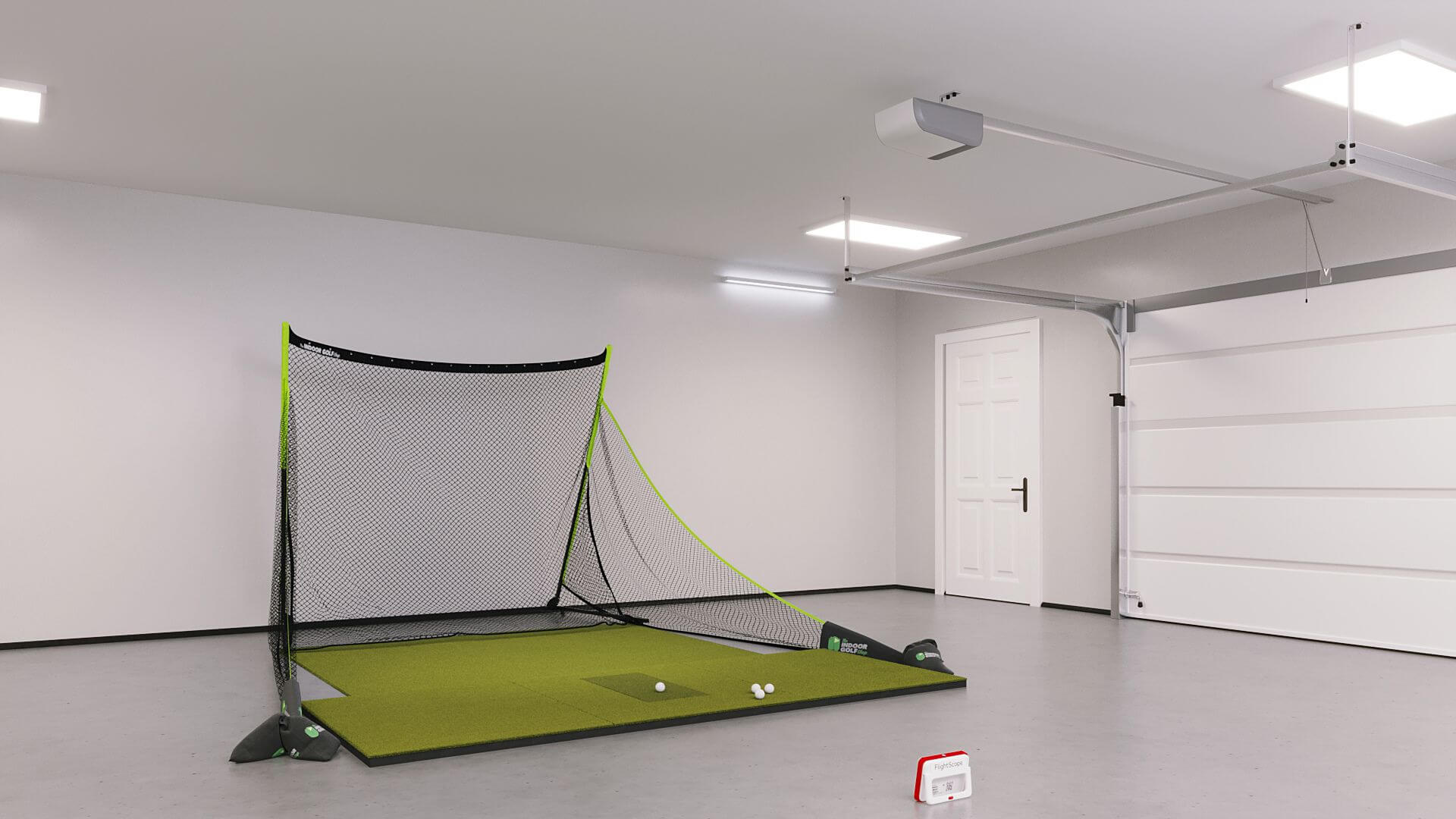 Shop Indoor Golf Flightscope Mevo+ Golf Net Practice Bundle