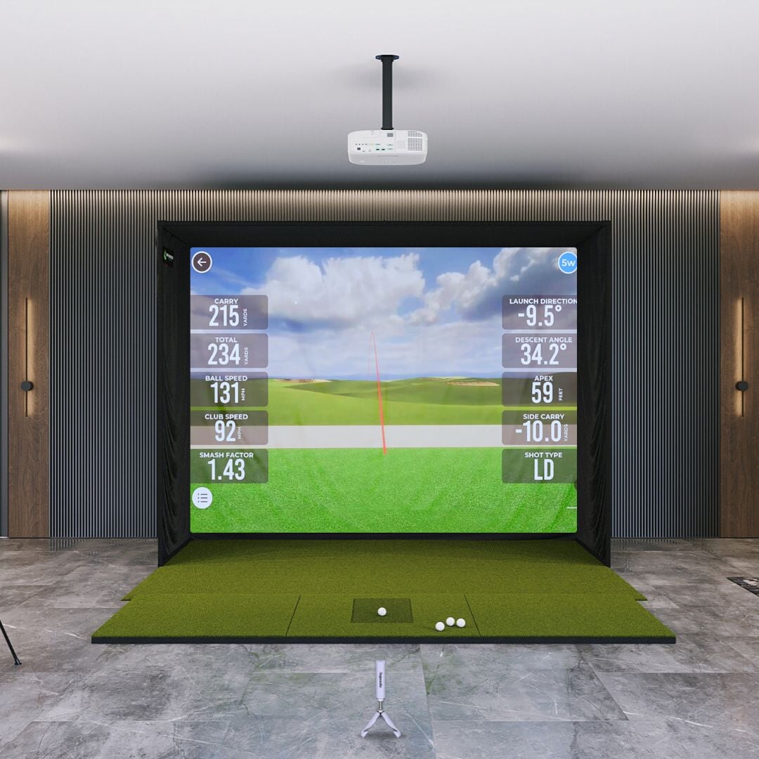 Shop Indoor Golf Rapsodo MLM2PRO SIG10 Golf Simulator Package