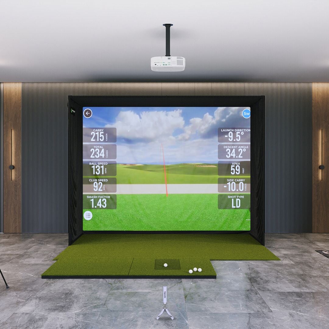 Shop Indoor Golf Rapsodo MLM2PRO SIG10 Golf Simulator Package