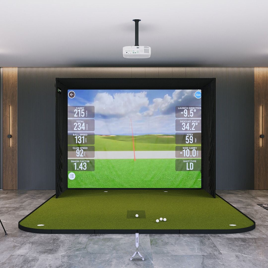 Shop Indoor Golf Rapsodo MLM2PRO SIG10 Golf Simulator Package