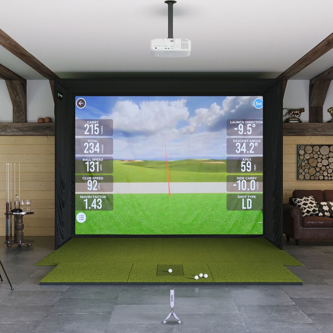 Shop Indoor Golf Rapsodo MLM2PRO SIG12 Golf Simulator Package