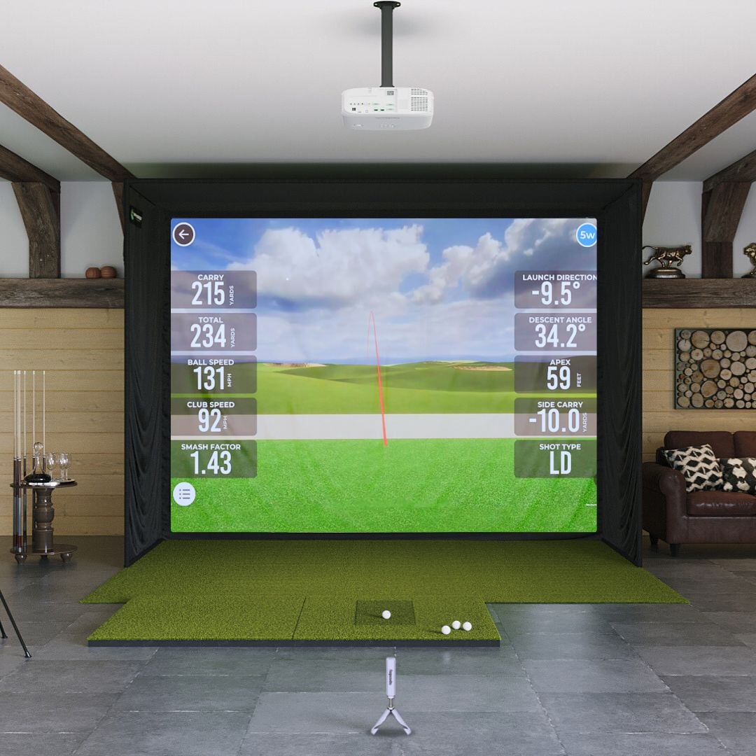 Shop Indoor Golf Rapsodo MLM2PRO SIG12 Golf Simulator Package