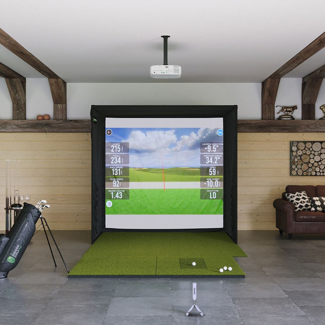 Shop Indoor Golf Rapsodo MLM2PRO SIG8 Golf Simulator Package