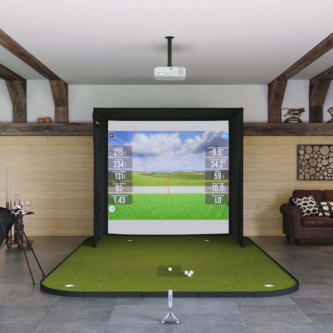 Shop Indoor Golf Rapsodo MLM2PRO SIG8 Golf Simulator Package