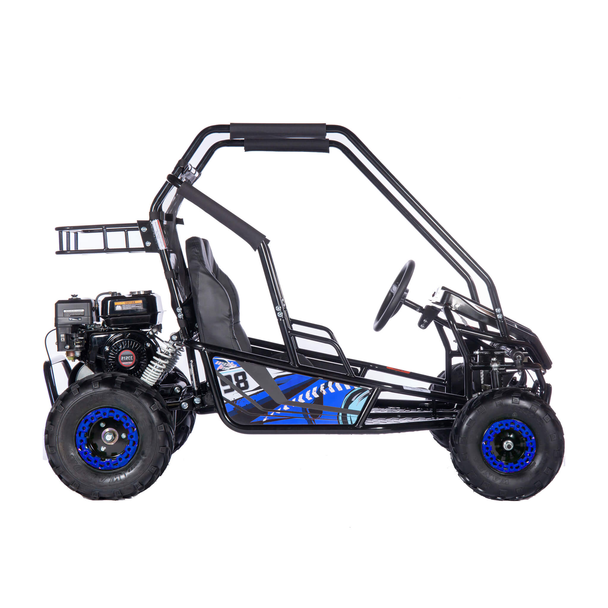 MotoTec Mud Monster XL 212CC 2 Seat Go Kart With Full Suspension (SAK27195)