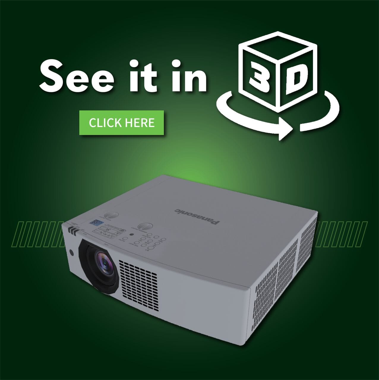 Shop Indoor Golf Panasonic VMZ51U Golf Simulator Projector
