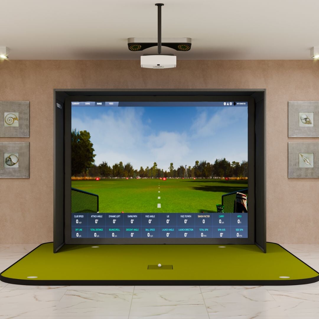 Shop Indoor Golf ProTee VX SIG10 Golf Simulator Package