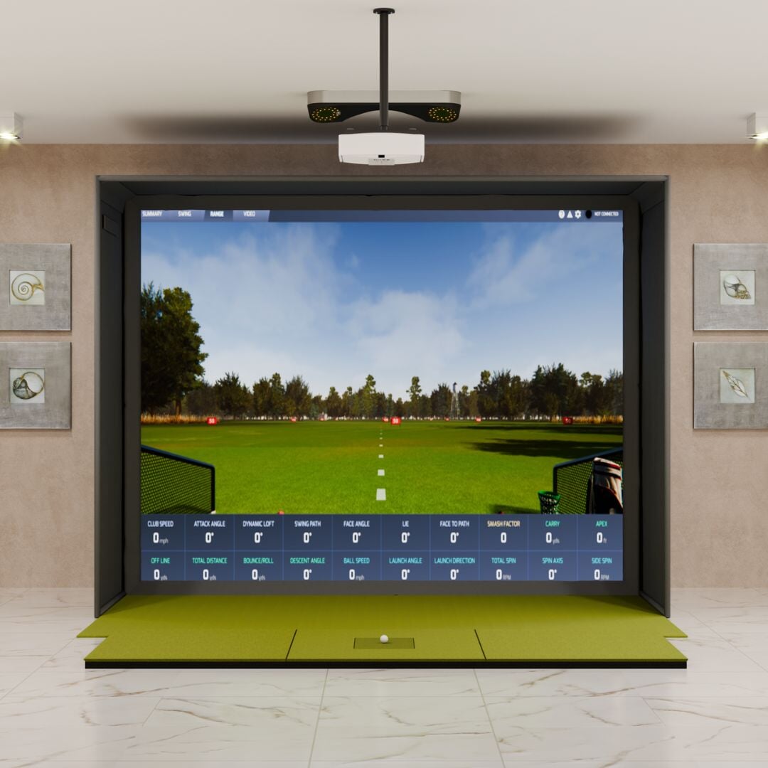 Shop Indoor Golf ProTee VX SIG12 Golf Simulator Package