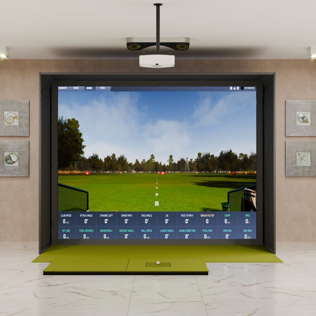 Shop Indoor Golf ProTee VX SIG12 Golf Simulator Package