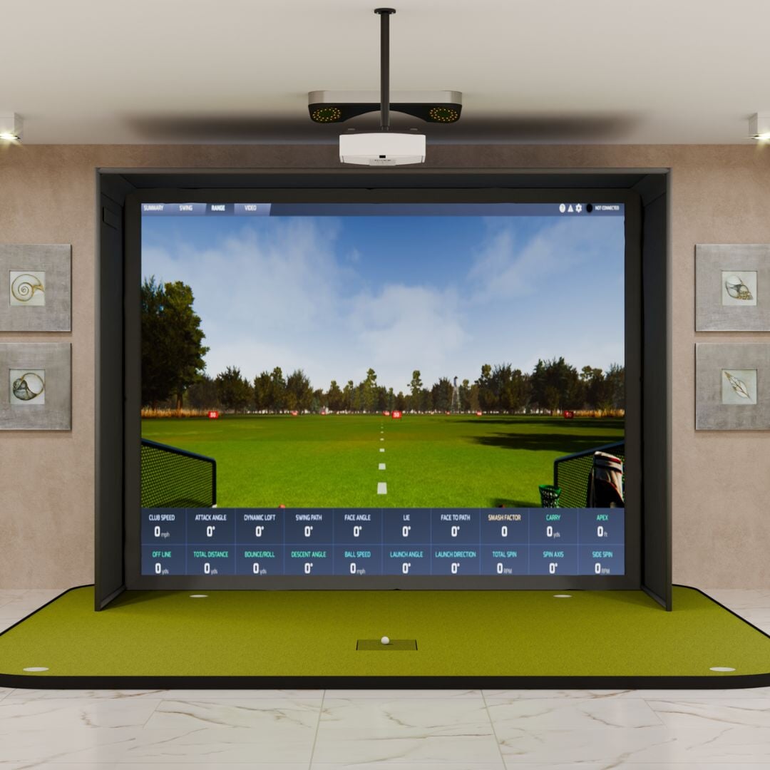 Shop Indoor Golf ProTee VX SIG12 Golf Simulator Package