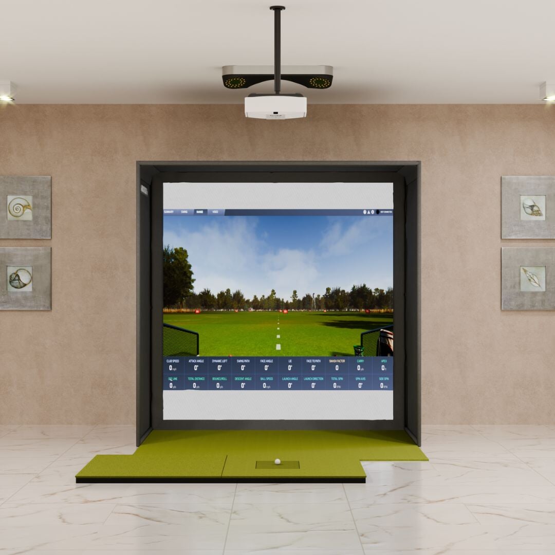 Shop Indoor Golf ProTee VX SIG8 Golf Simulator Package
