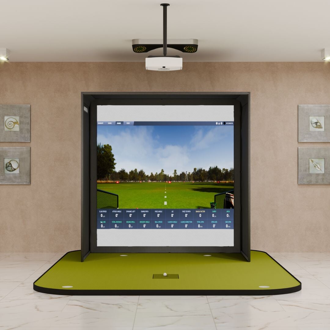 Shop Indoor Golf ProTee VX SIG8 Golf Simulator Package